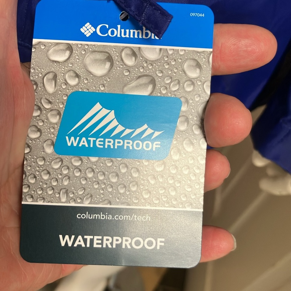 Columbia Hooded Rain/Windbreaker Jacket, NWT! - Picture 9 of 10